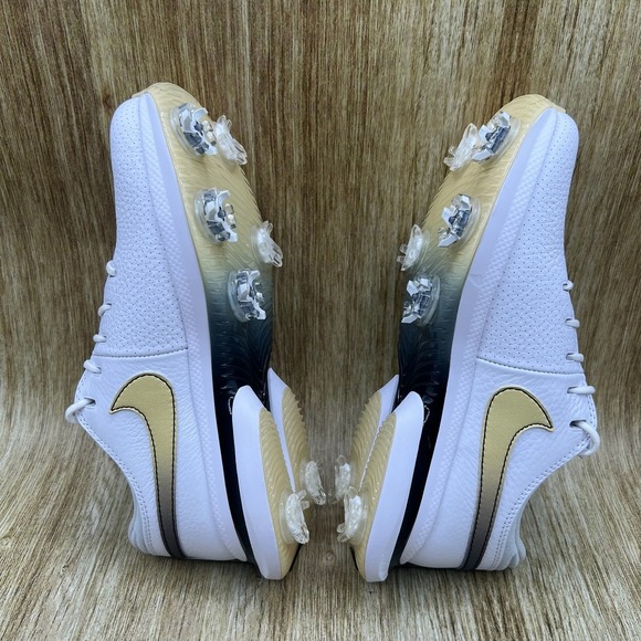 Nike Air‎ Zoom Victory Tour 3 Men\'s Size 5 White Gold Golf Shoes FQ3273-107 NEW main image 10